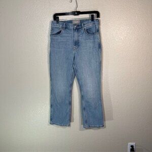 Everlane Jeans Womens 28 x 24.5 The Cheeky Bootcut Jean Denim Light Wash